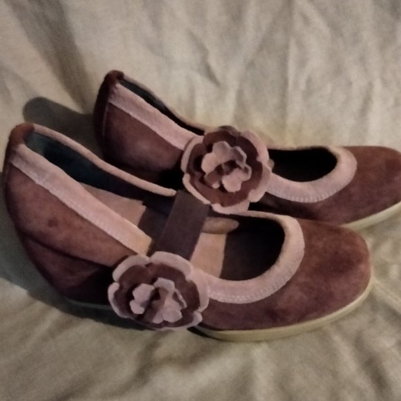 NWOT Dollhouse Dress Shoes upper Leather Purple 2 Ankle Bracelet Sz 8.5 - Picture 2 of 5